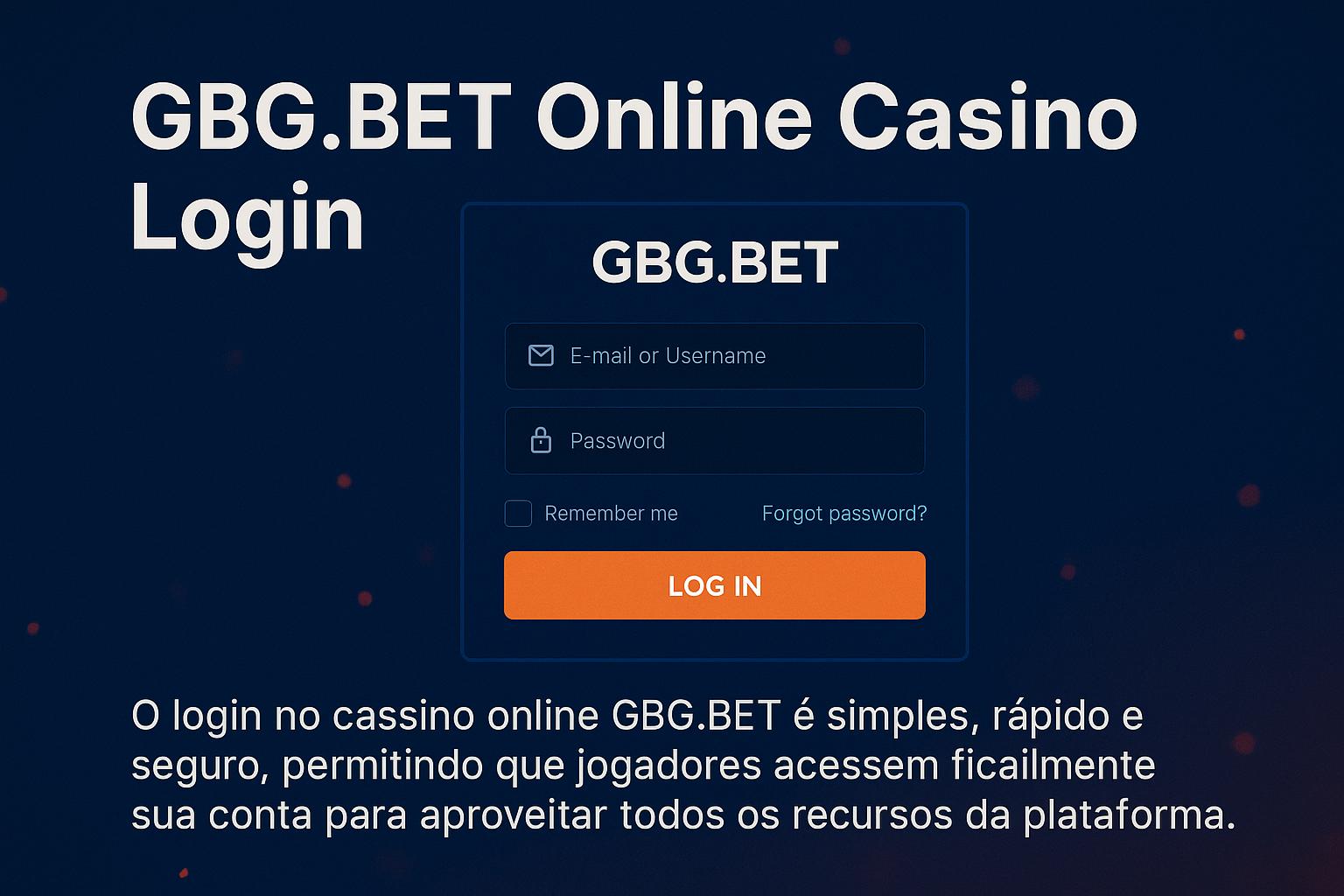Registro na GBG.BET Garante Acesso a uma Vasta Seleção de jogo